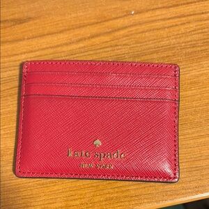 Kate Spade Cherry Red Card Wallet